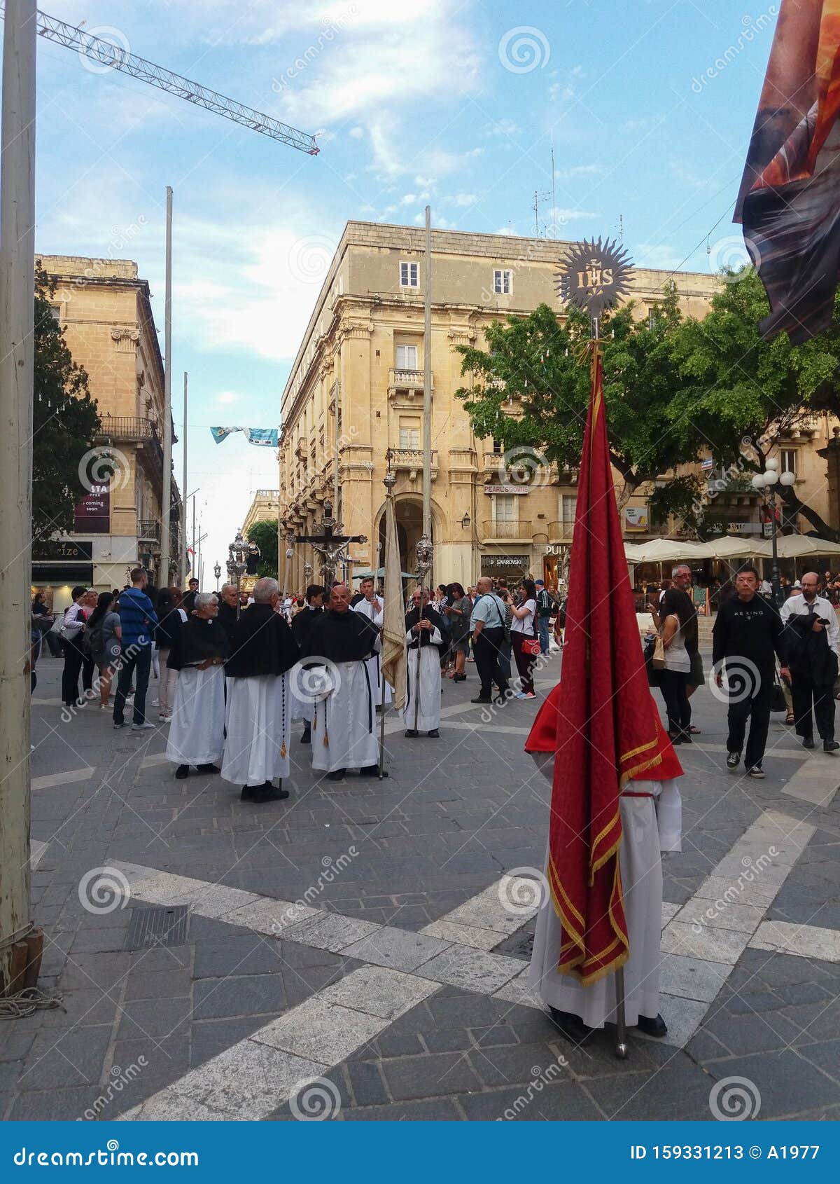 Religious Procession on Saint Rita Santa Rita Day Editorial Stock Photo