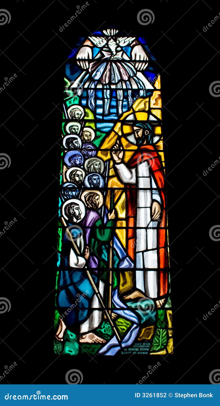 Religious Stained Glass Window Stock Photo - Image of stained, christ ...