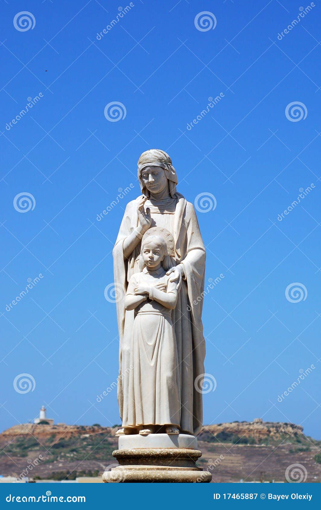 Religious Statue on Gozo.Malta Stock Image Image of stone, mother