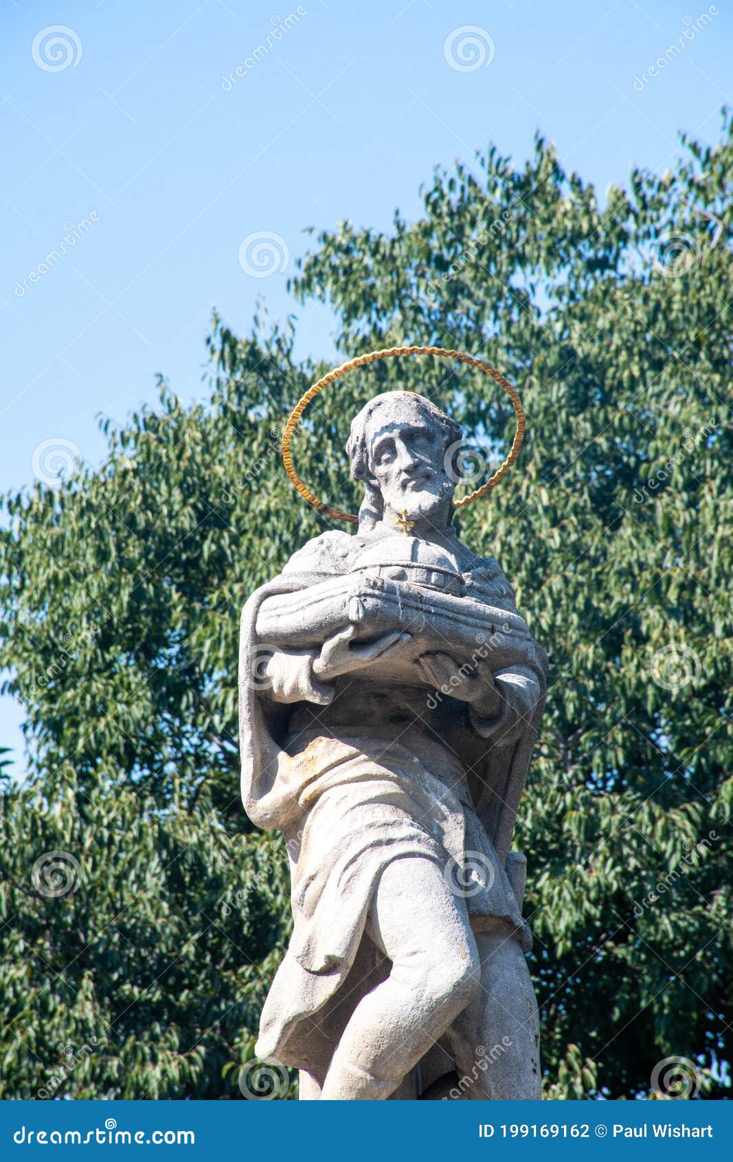 religous statue in bratislava slovakia