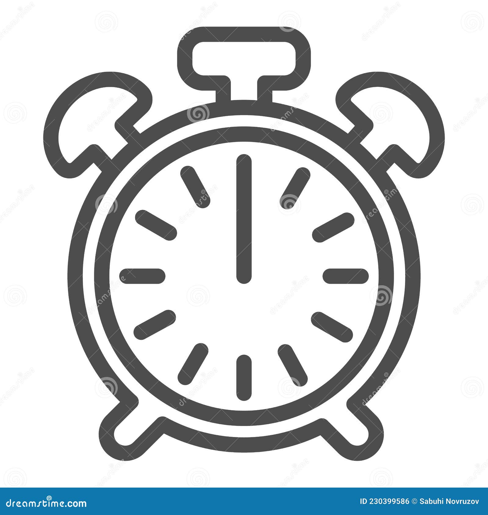 Por Prisionero de guerra sacerdote Reloj De Alarma Vintage Con Botón 12 Pm 12 am Línea Icono Tiempo Concepto  Reloj De Pieza Señal Vector En Fondo Blanco Ilustración del Vector -  Ilustración de tictac, fino: 230399586