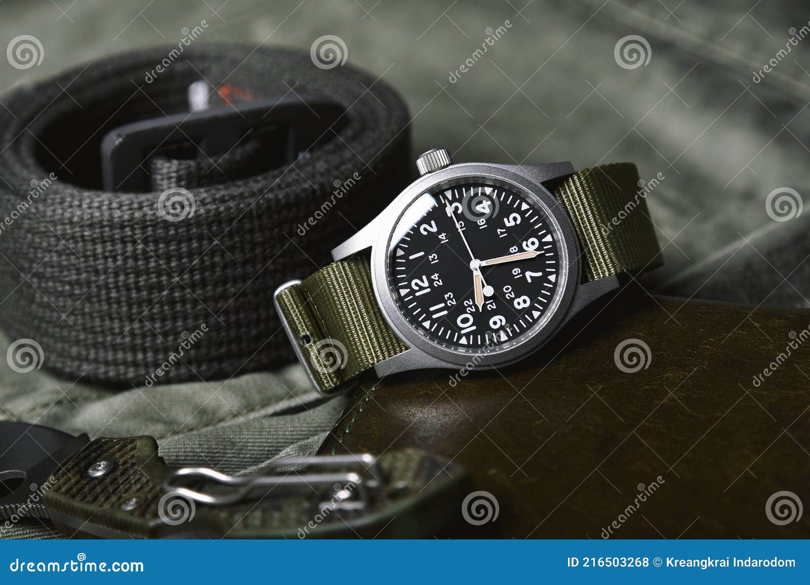 Scout | Reloj militar Nato verde
