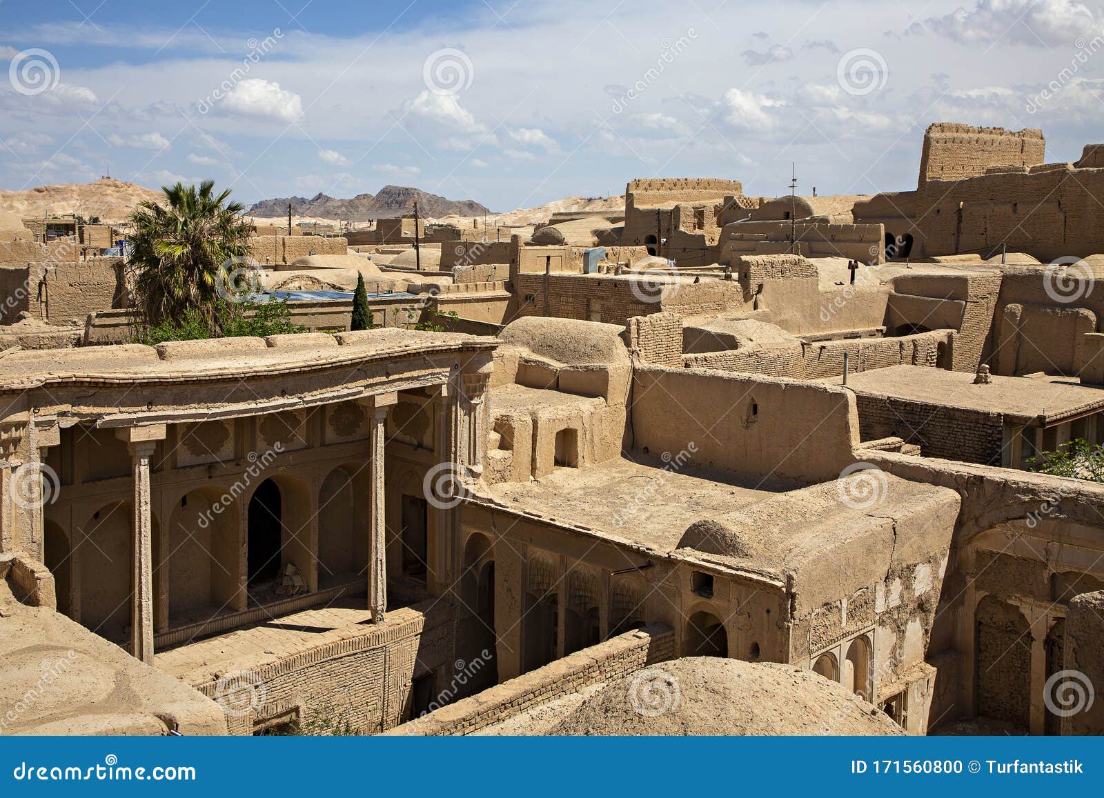 ancient houses in abarkuh, iran