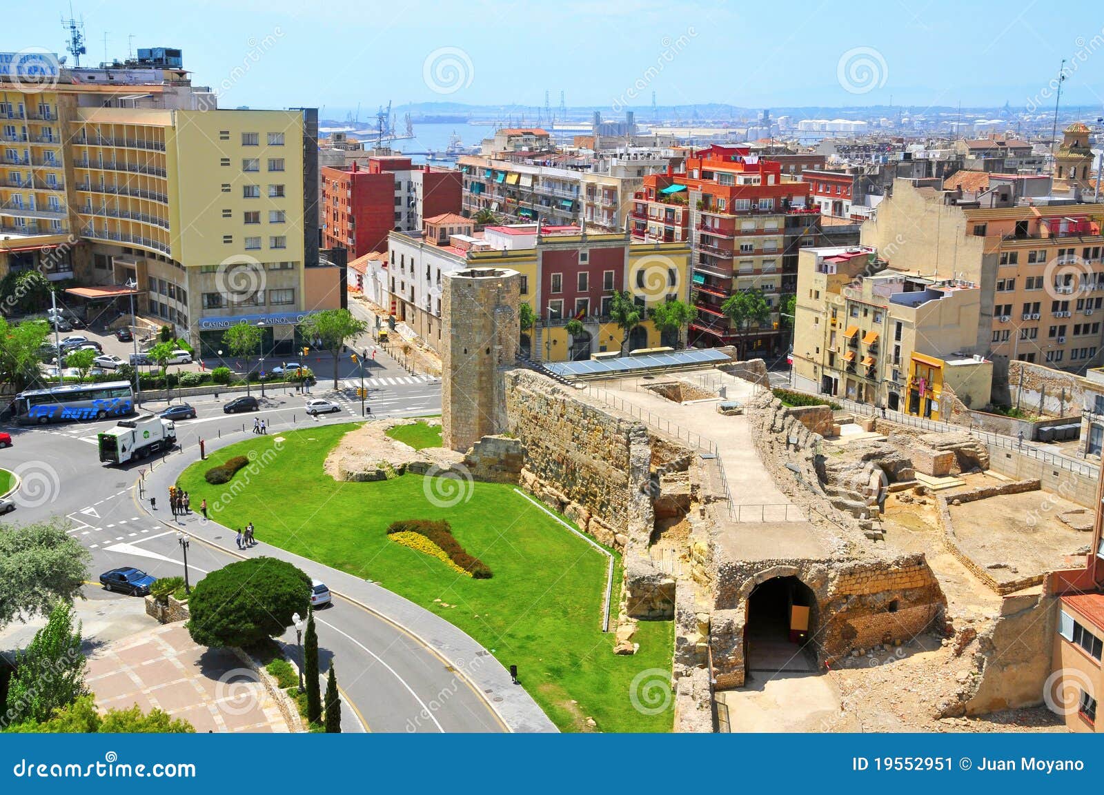 Remains of Roman Circus of Tarragona, in Spain Editorial Photo Image