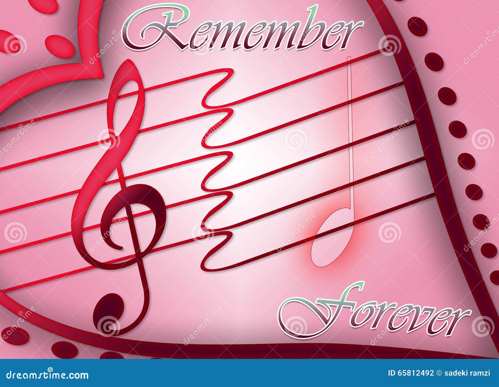 Remember me for ever stock illustration. Illustration of remember