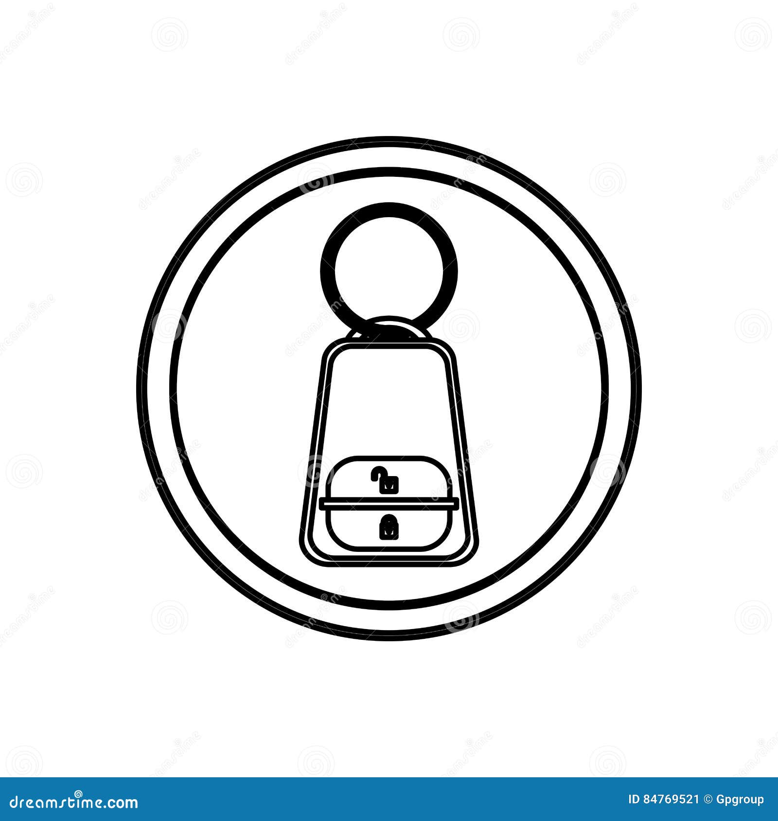 Remote control car key stock vector. Illustration of auto 84769521
