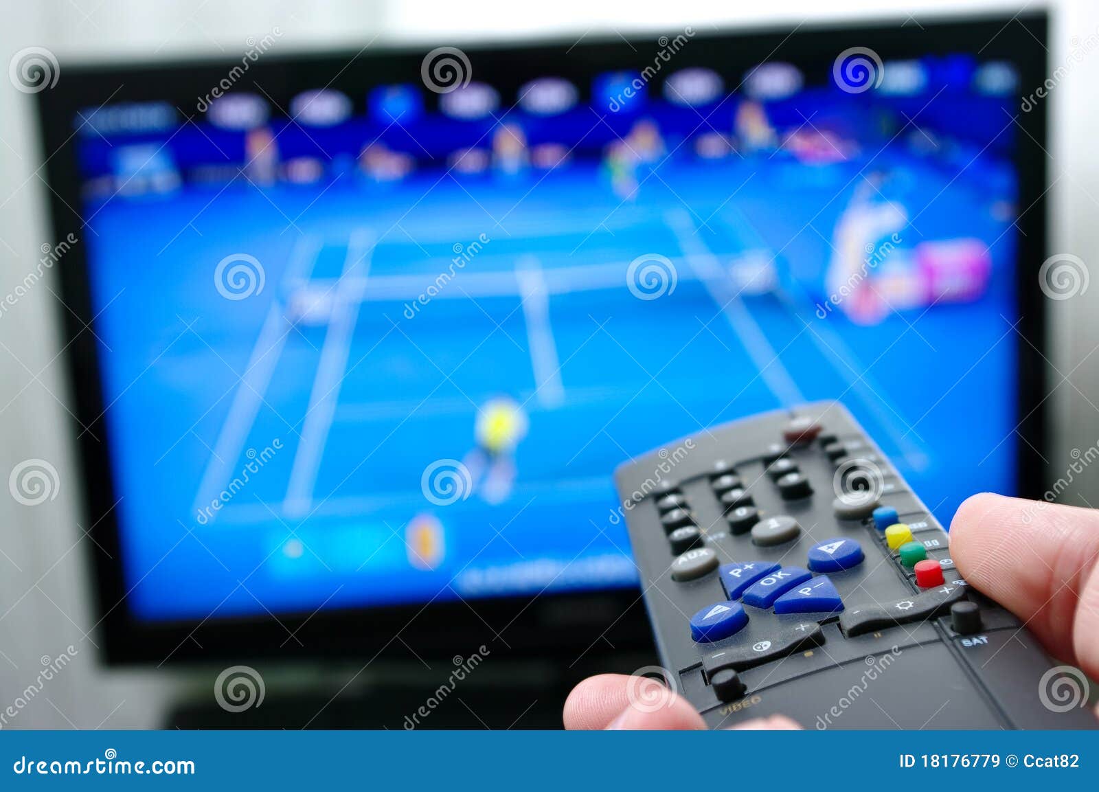 Remote control tennis stock image. Image of domestic 18176779