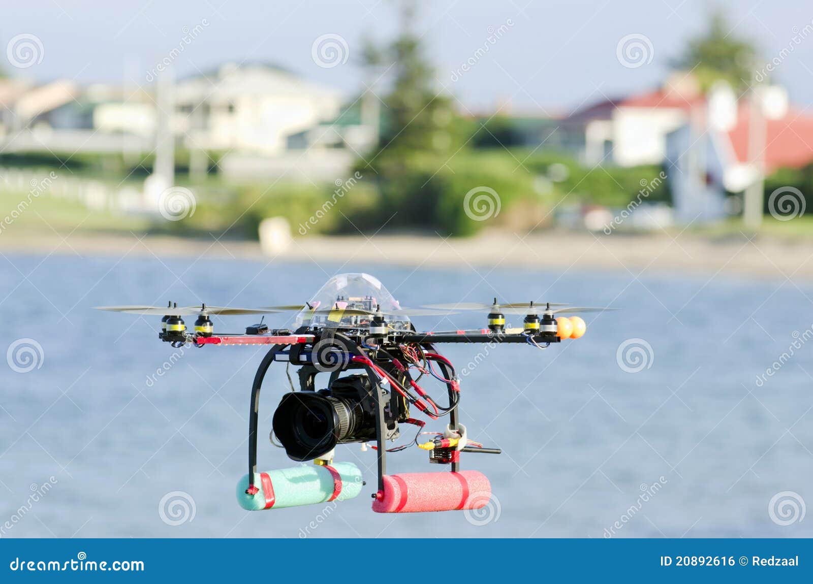 Remotecontrolled Surveillance Helicopter Stock Photo Image of play