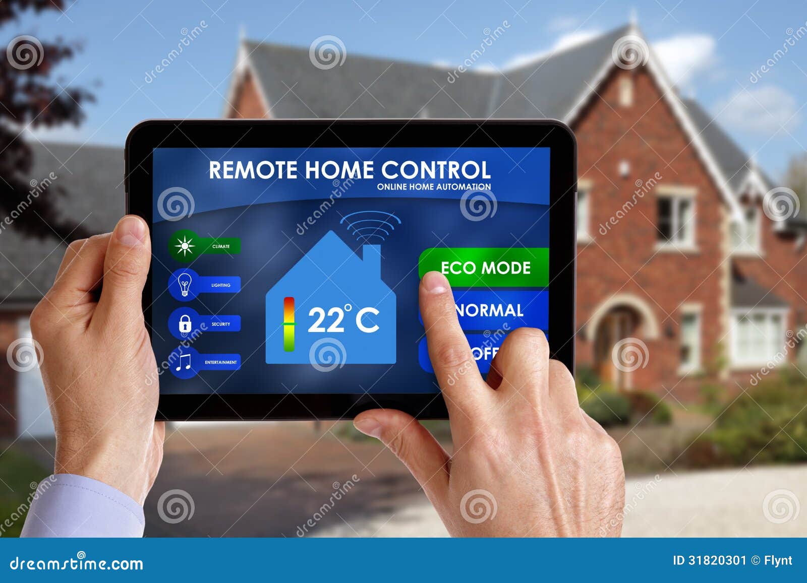 Remote home control stock image. Image of concepts, home ...