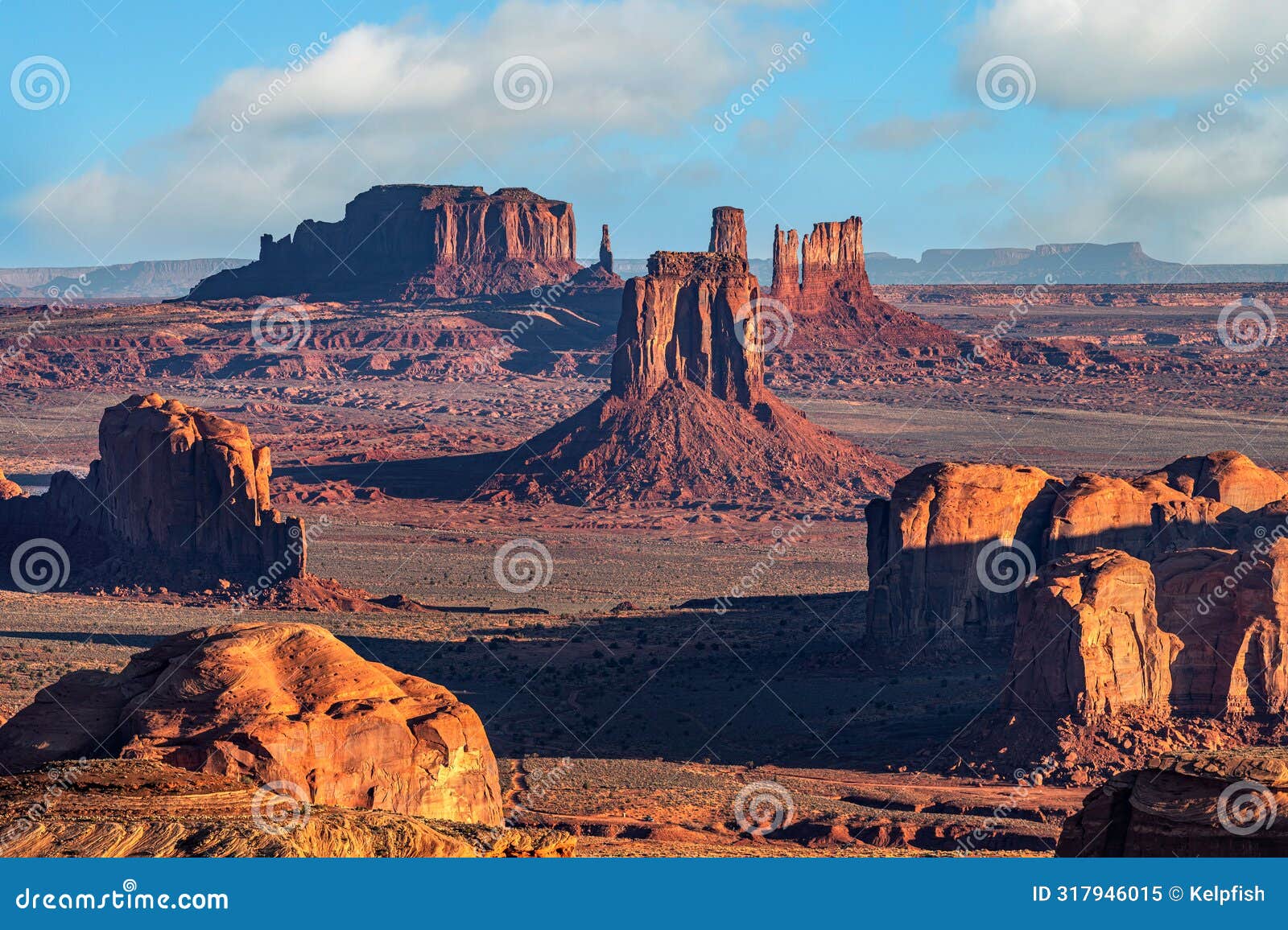 remote hunts mesa in monument valley