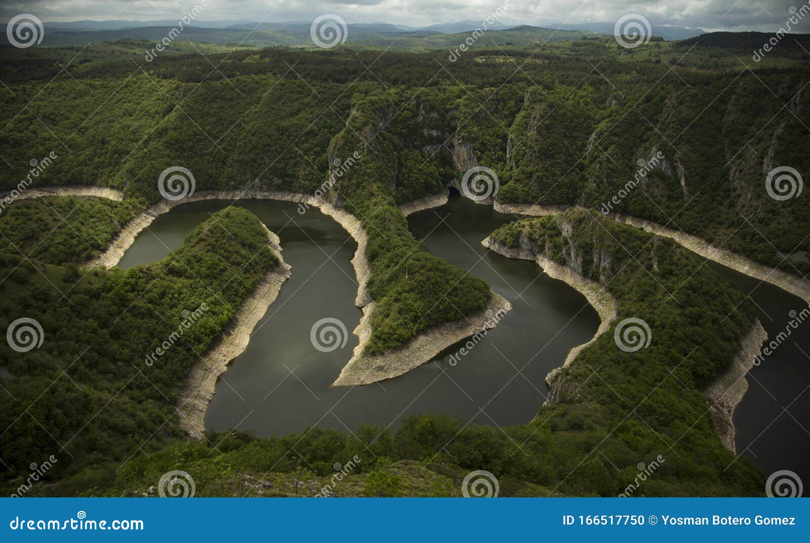 remote uvac river in serbia