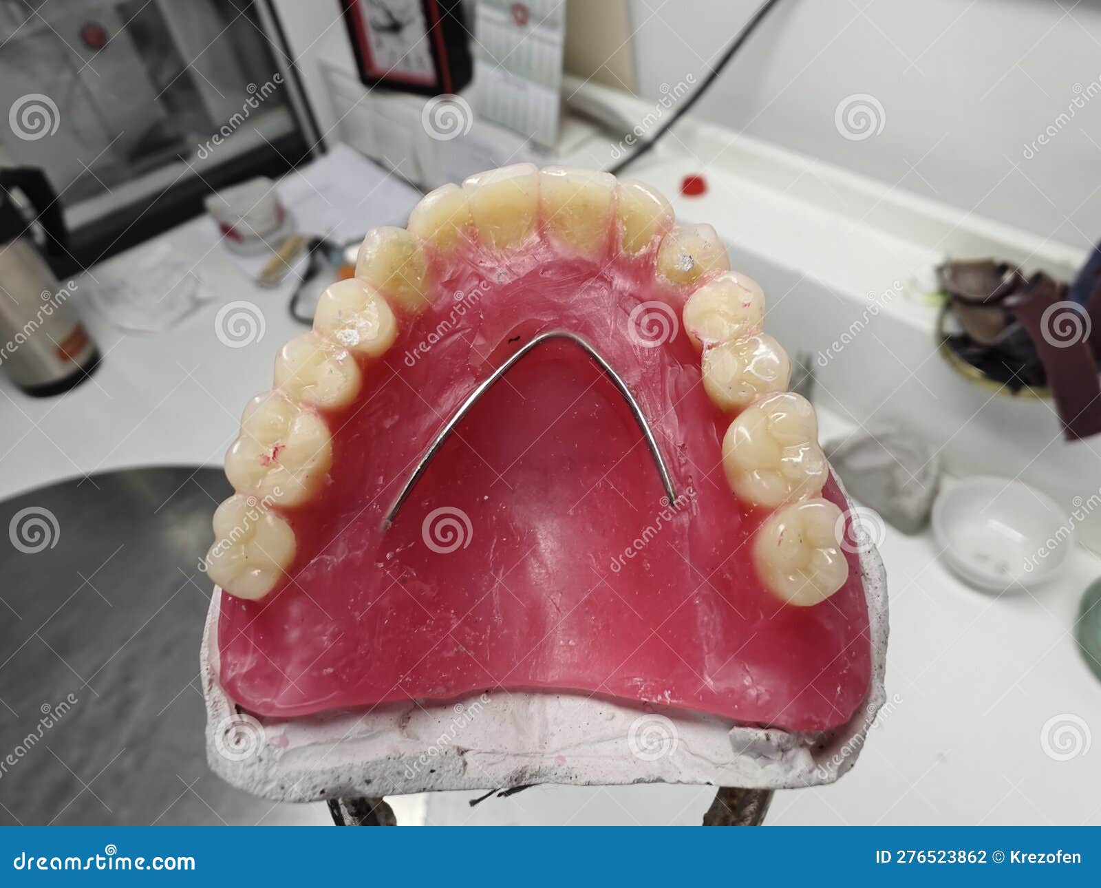 Removable Dentures for the Patient are Made in a Dental Laboratory