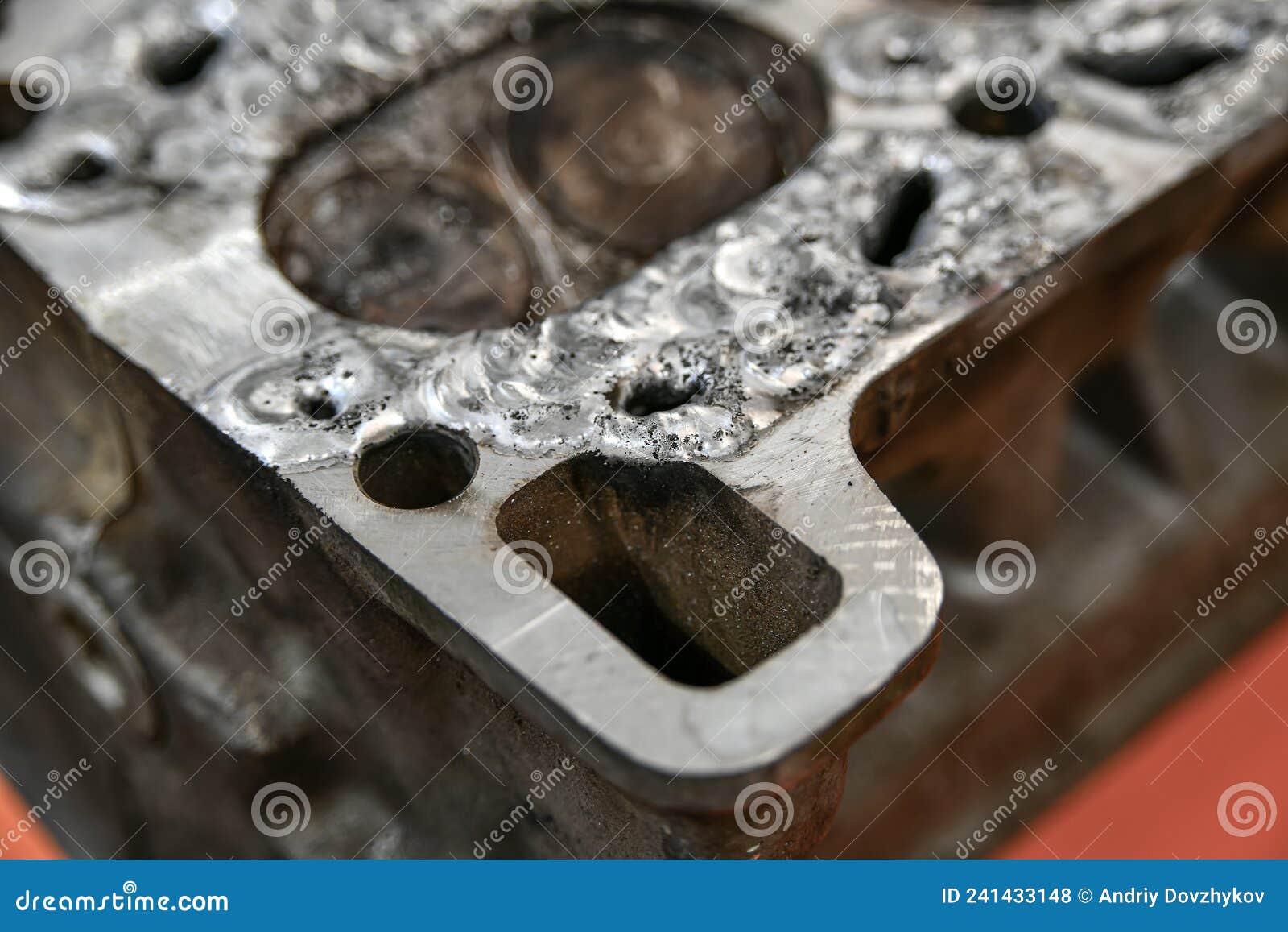 Removal of Corrosion Cavities on the Surface of the Cylinder Head by