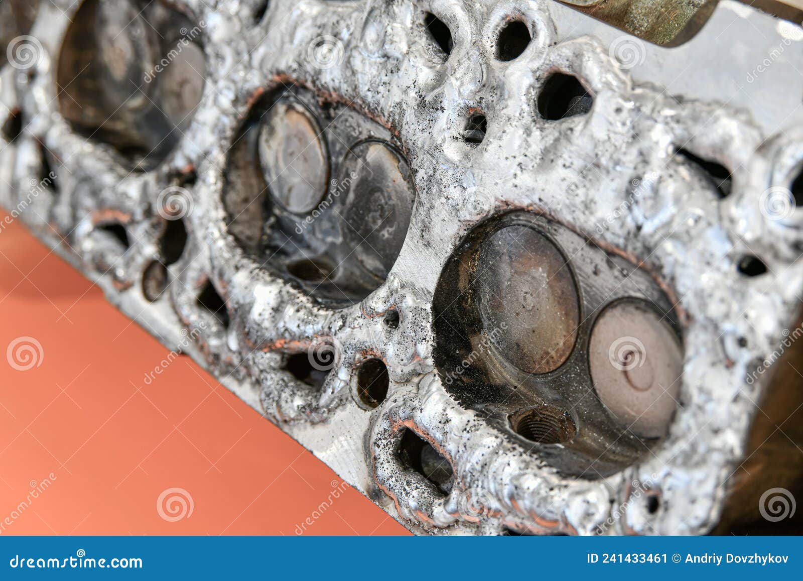 Removal of Corrosion Cavities on the Surface of the Cylinder Head by