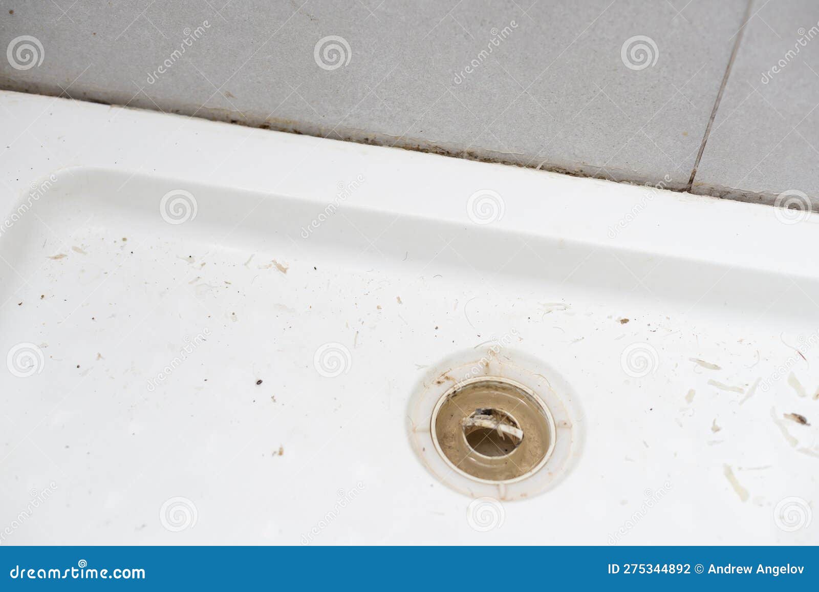 Removing the Old Silicone from the Shower Cabin Stock Photo Image of room, house 275344892