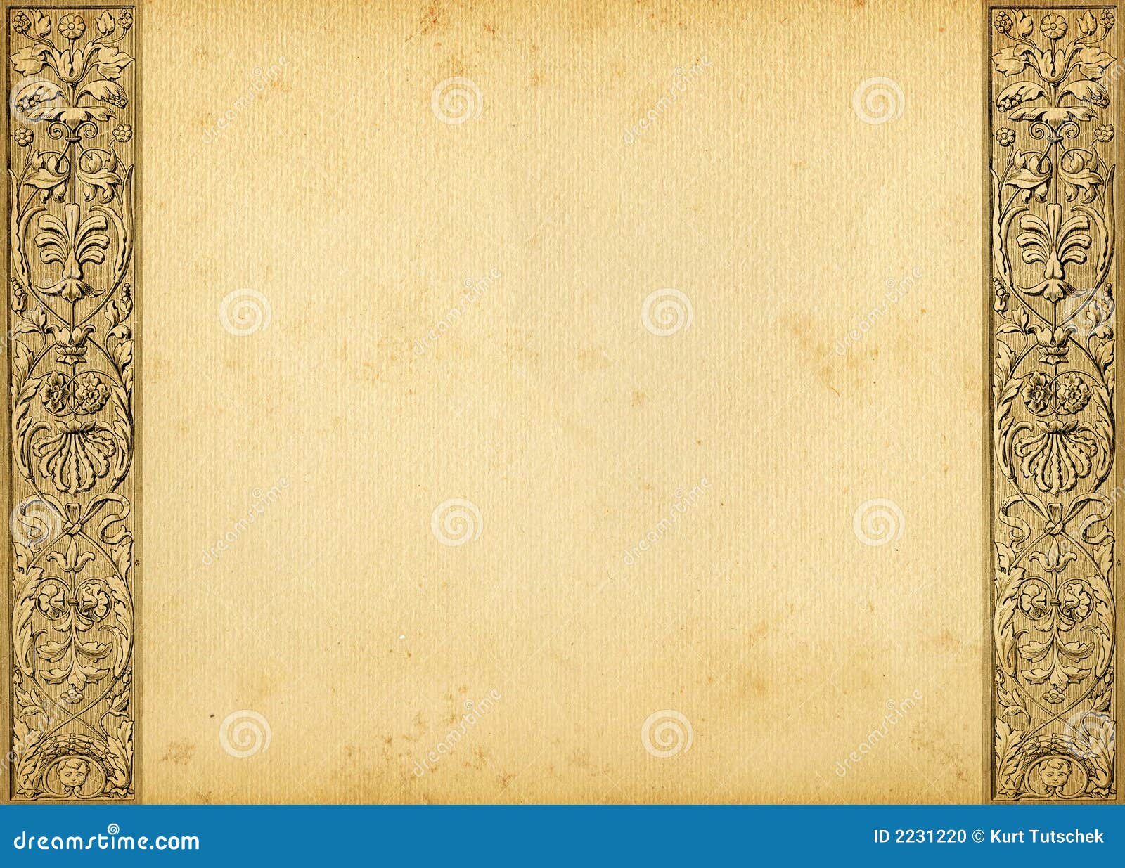 Renaissance background 1 stock photo. Image of paper, stain - 2231220
