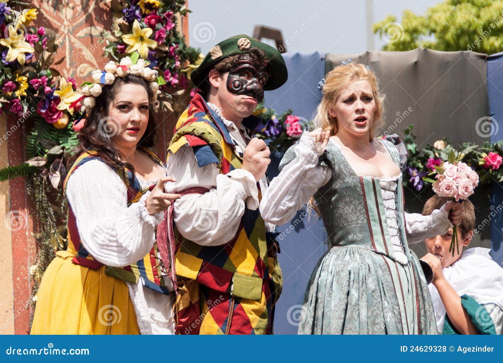 Renaissance Pleasure Faire editorial stock photo. Image of bouquet ...