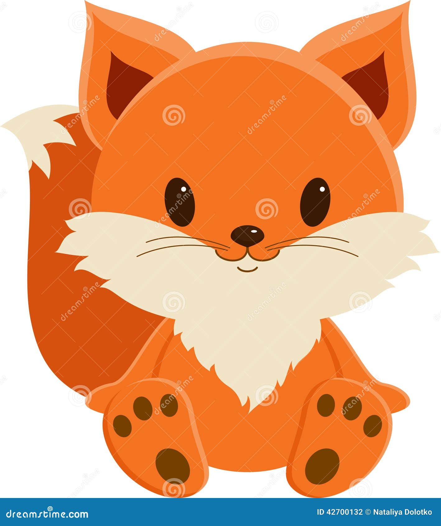 Renard Mignon De Bebe Illustration De Vecteur Illustration Du Vecteur