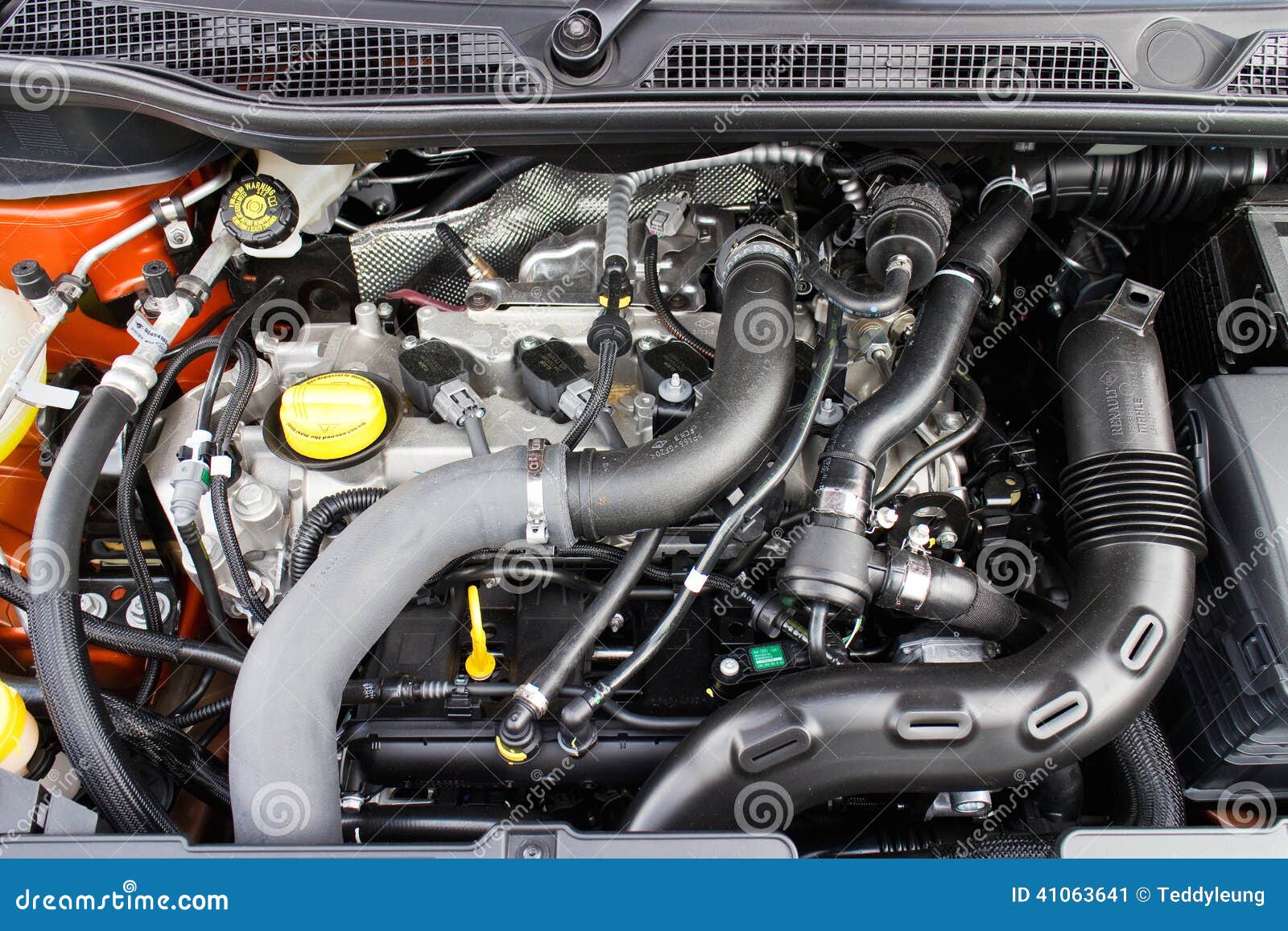 Renault CAPTUR Engine on May 21 2014 in Hong Kong. Editorial Photo