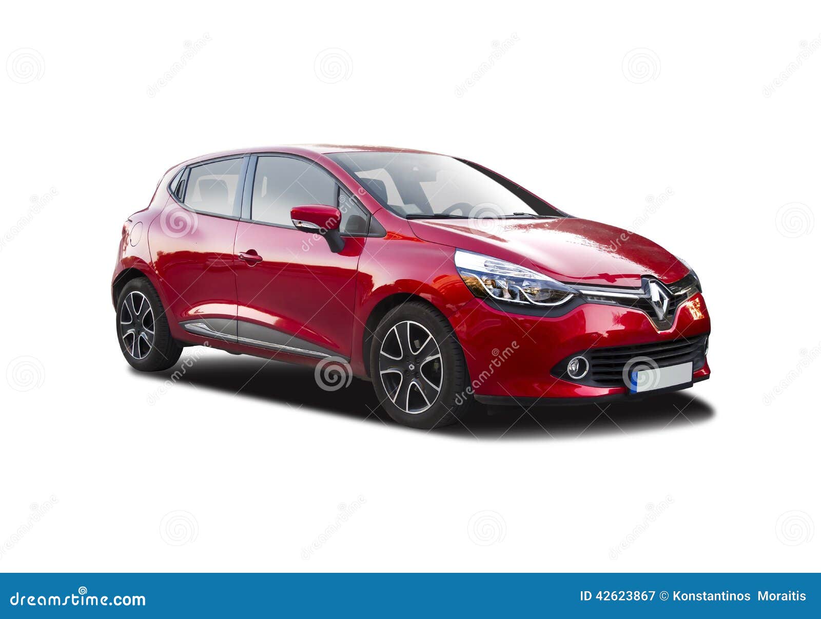 Renault Clio Isolated on White Stock Image - Image of european, french:  64911181