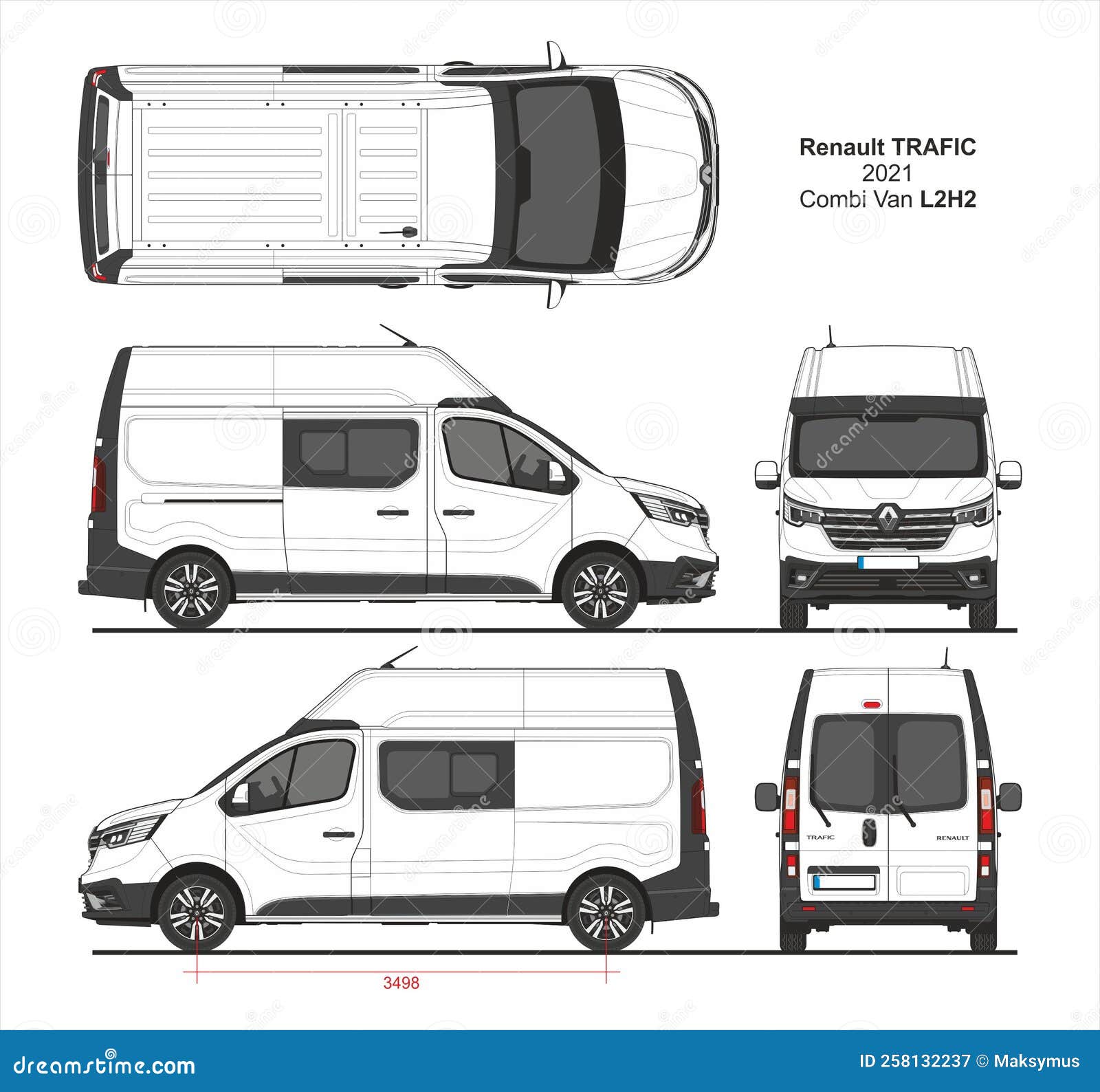 Renault RENAULT Trafic II phase 2 Plan