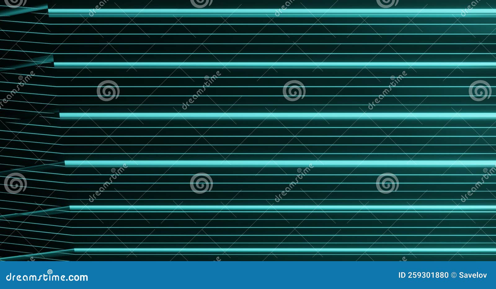 Render with Blue Horizontal Lines Stock Illustration Illustration of