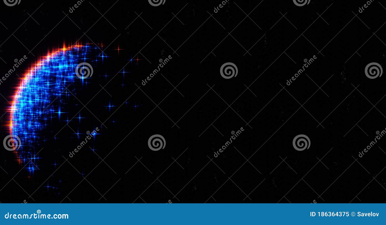 Render with a Flashing Star Stock Illustration Illustration of