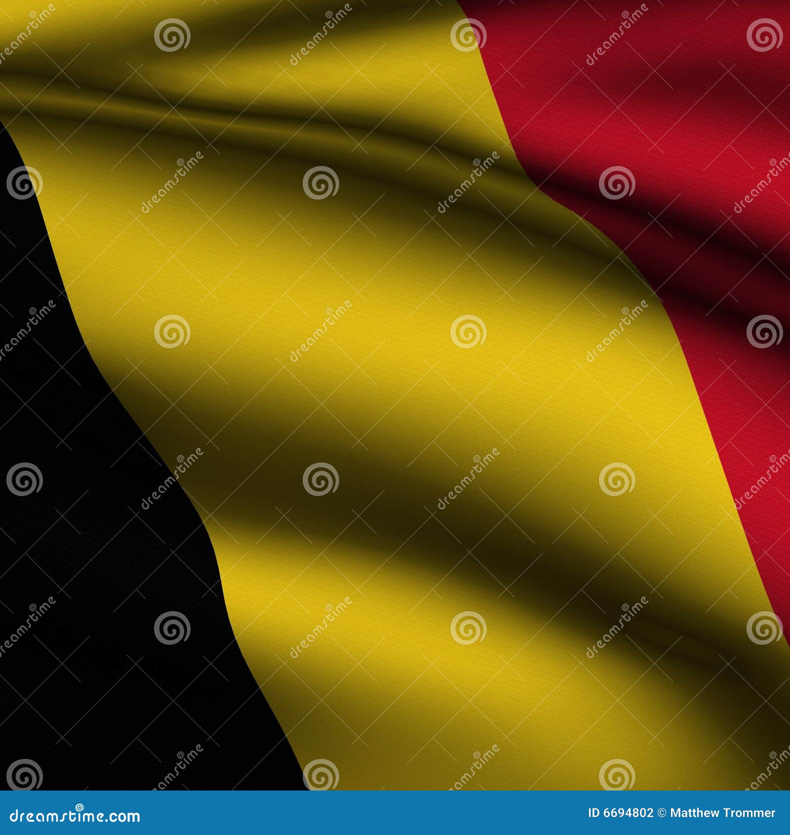 Rendered Belgian Square Flag Stock Illustration - Illustration of ...