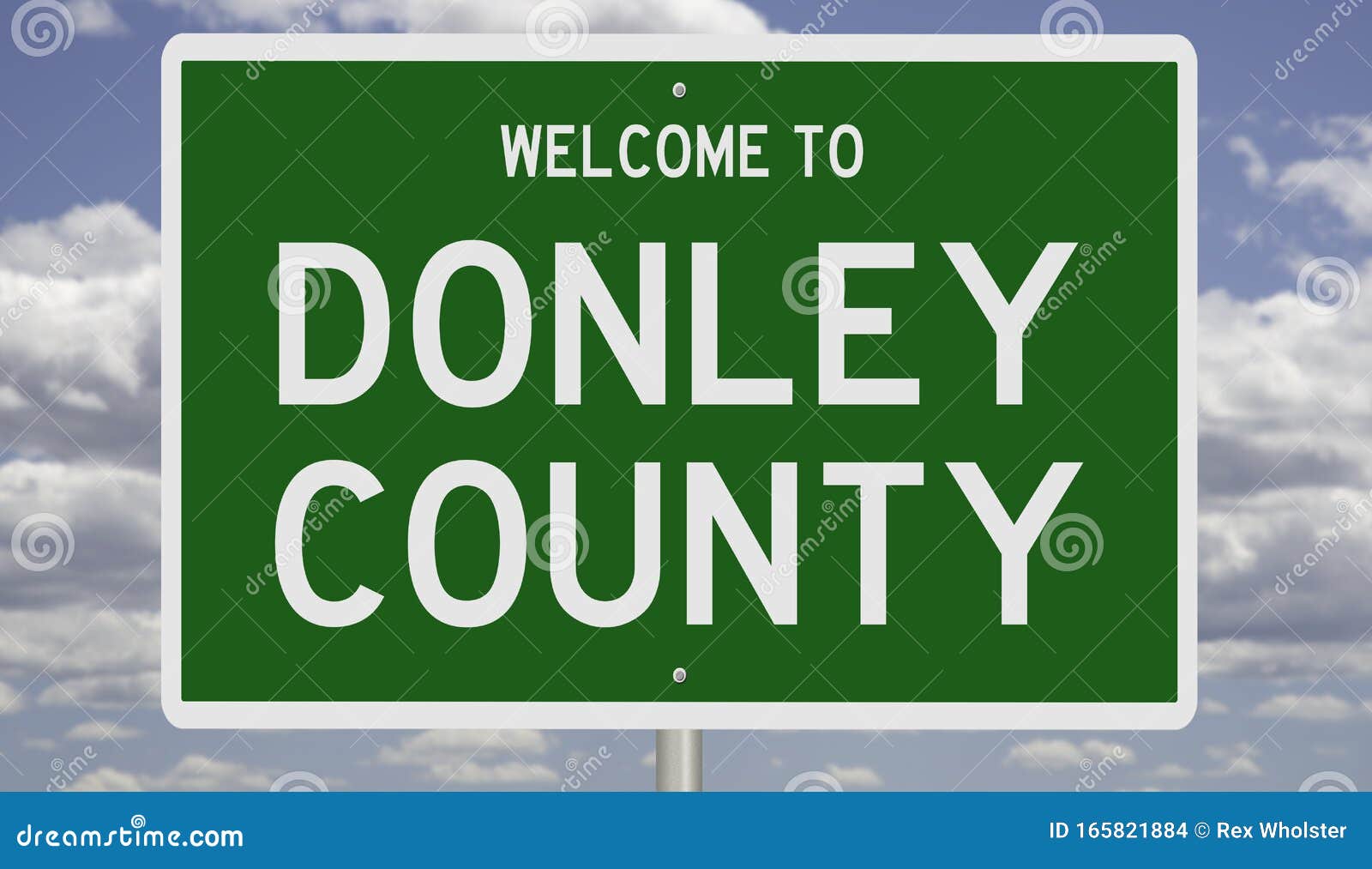 Road Sign for Donley County Stock Photo Image of states, graphic