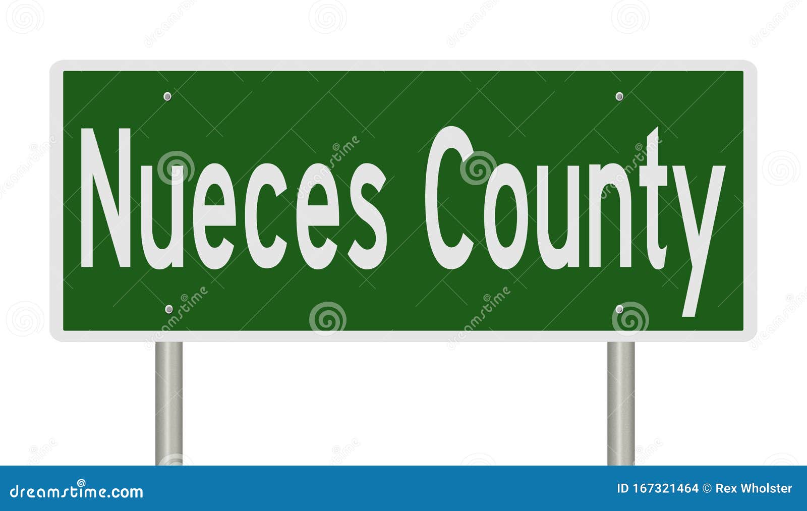 road sign for nueces county