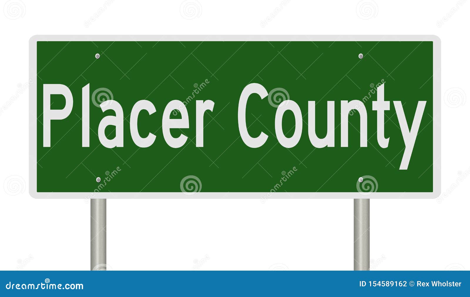 highway sign for placer county in california