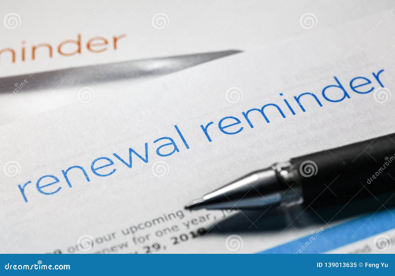 renewal reminder letter