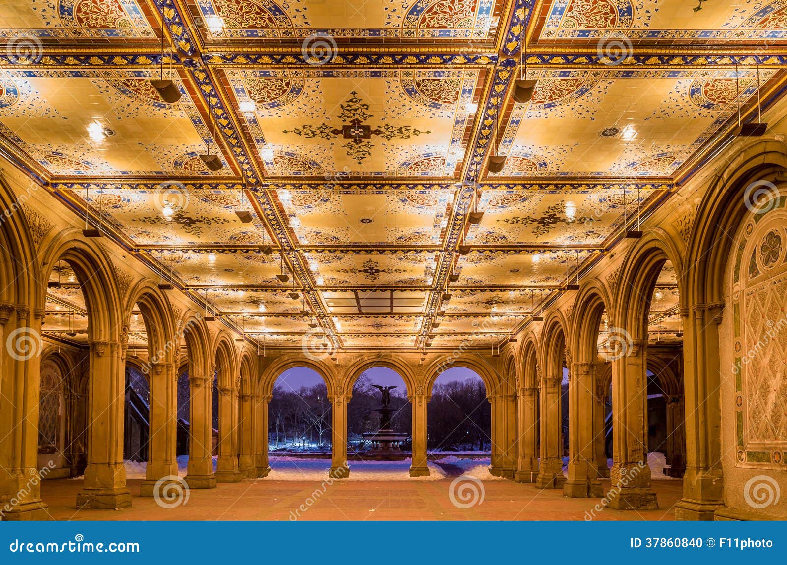 Inside Central Park: The Arcade at Bethesda Terrace