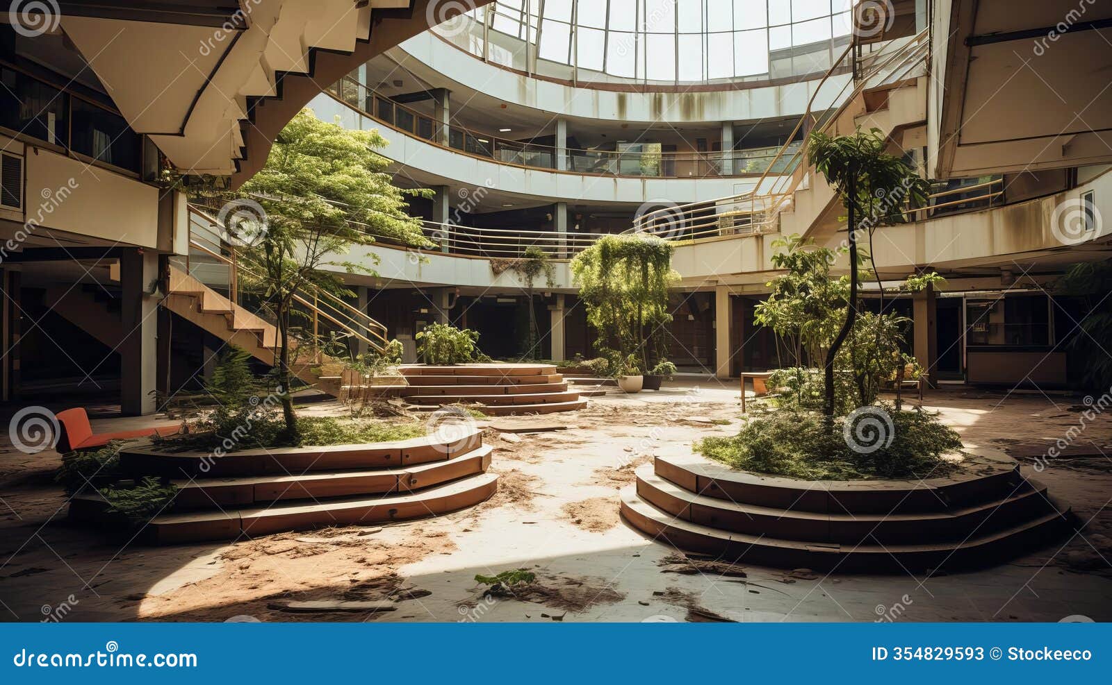renovating a majestic atrium with natural elegance in mind