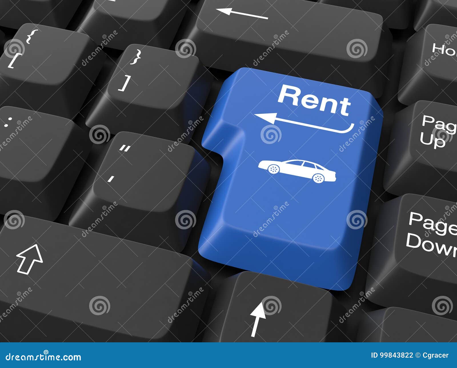 Rent a car online stock illustration. Illustration of automotive 99843822