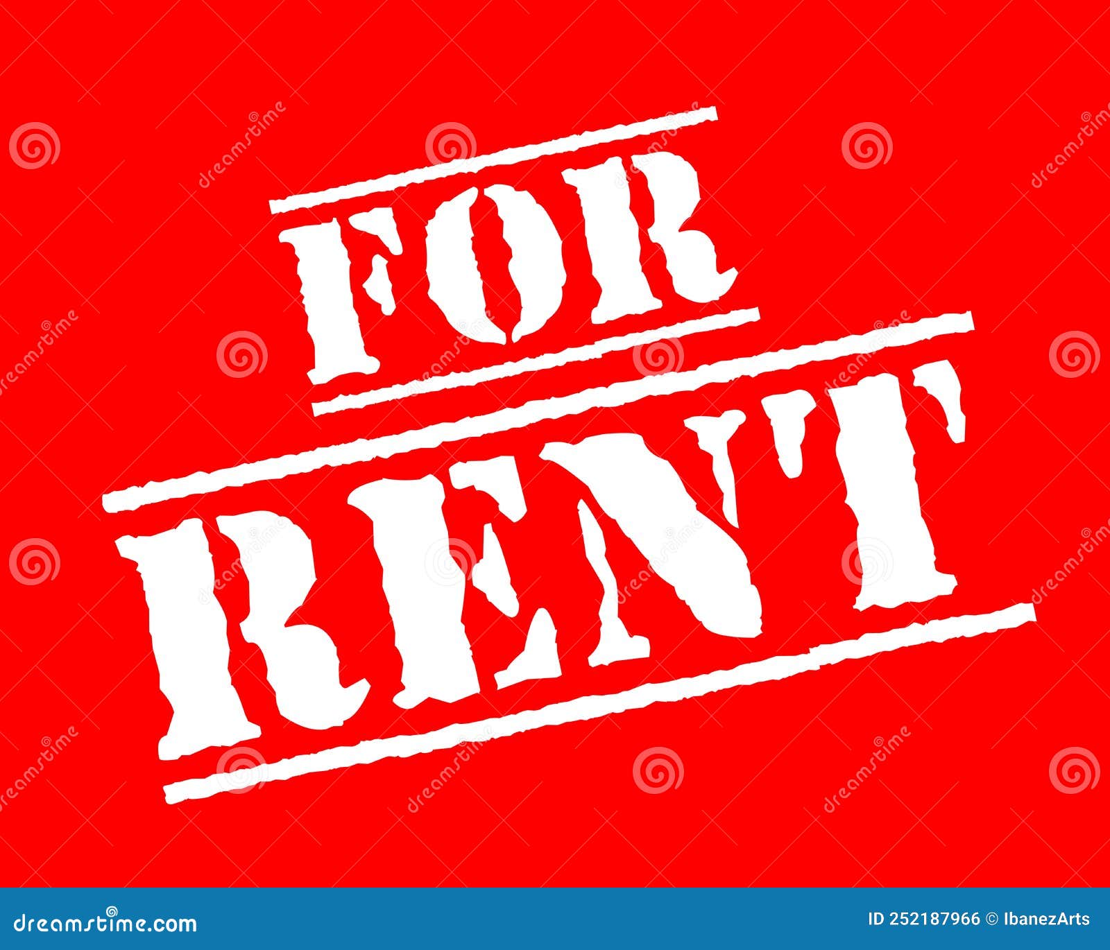 For Rent Stamp for Bussiness Stock Photo Image of state, signage