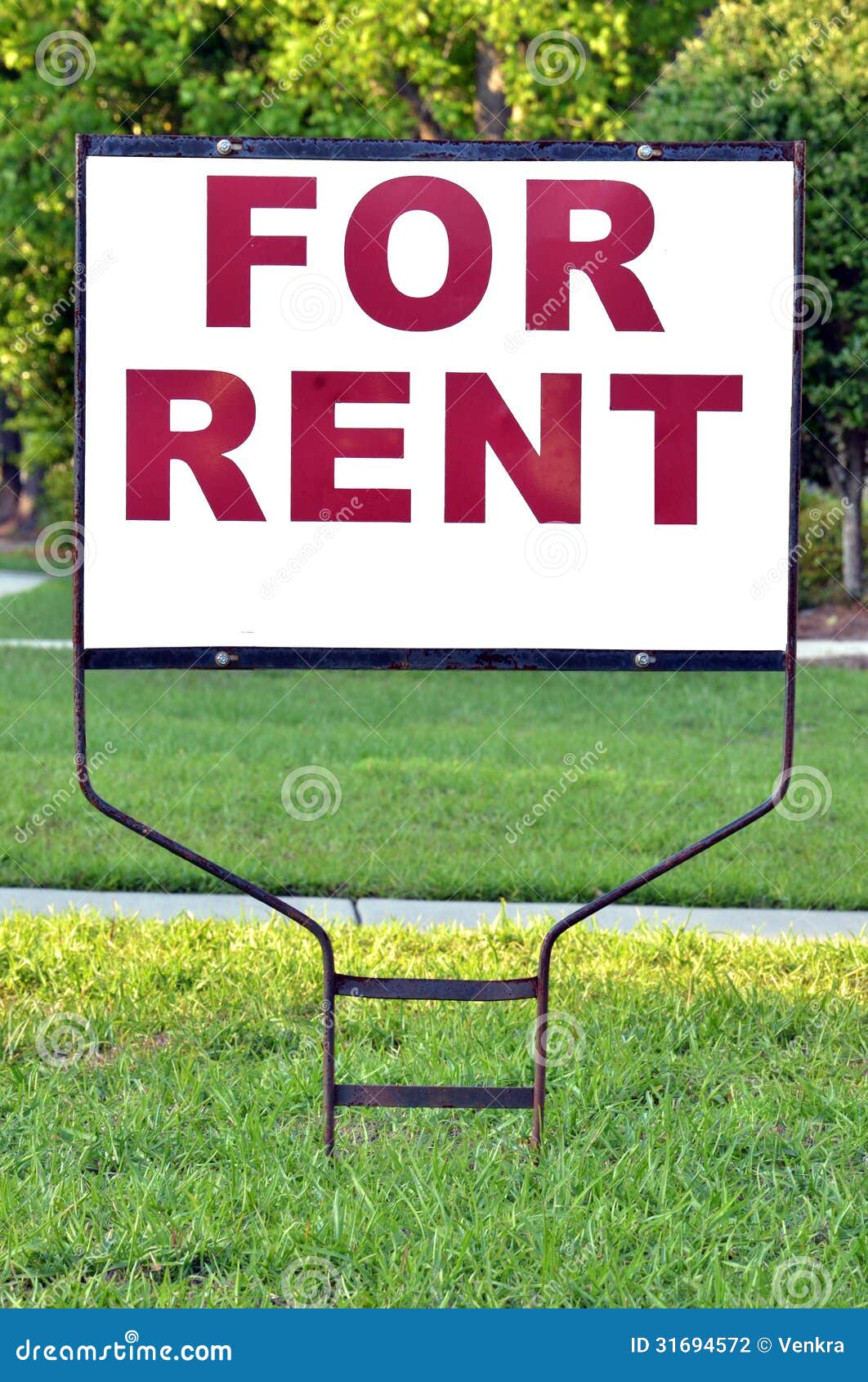 For rent sign stock photo. Image of vacant, signage, estate 31694572