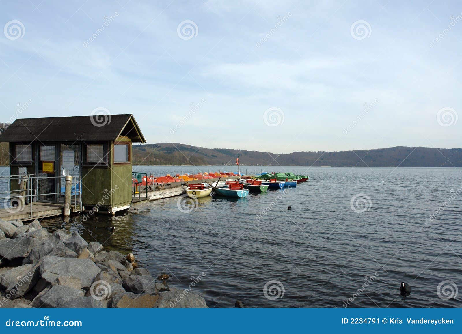 Rental Boats At Lake Stock Image - Image: 2234791