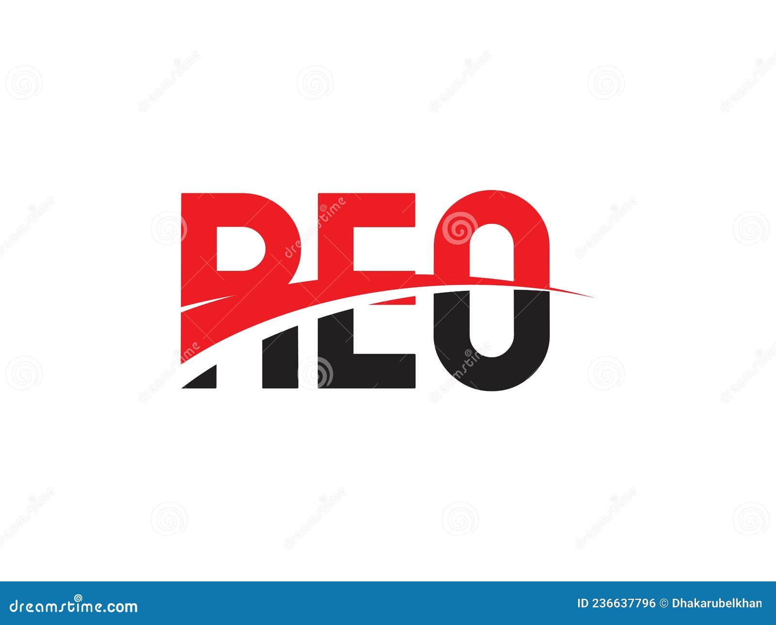 reo letter initial logo   
