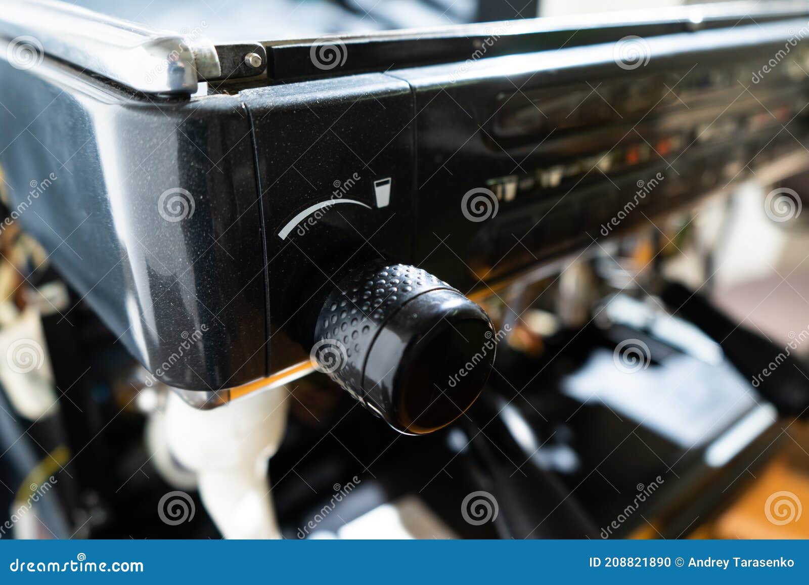 Repair of the Coffee Machine Photo. Stock Photo Image of black