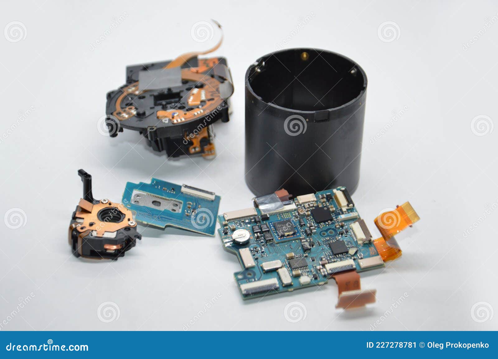 Repair and Disassembly of a Digital Camera Stock Image Image of glass