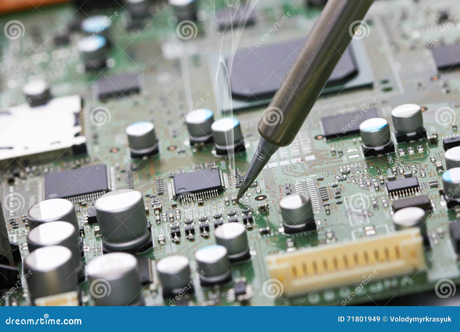 Repair of Electronic Devices Stock Image Circuit Diagram