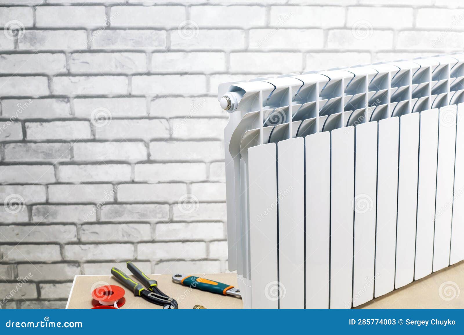 Repair Heating System Concept. Place for Text Stock Image Image of