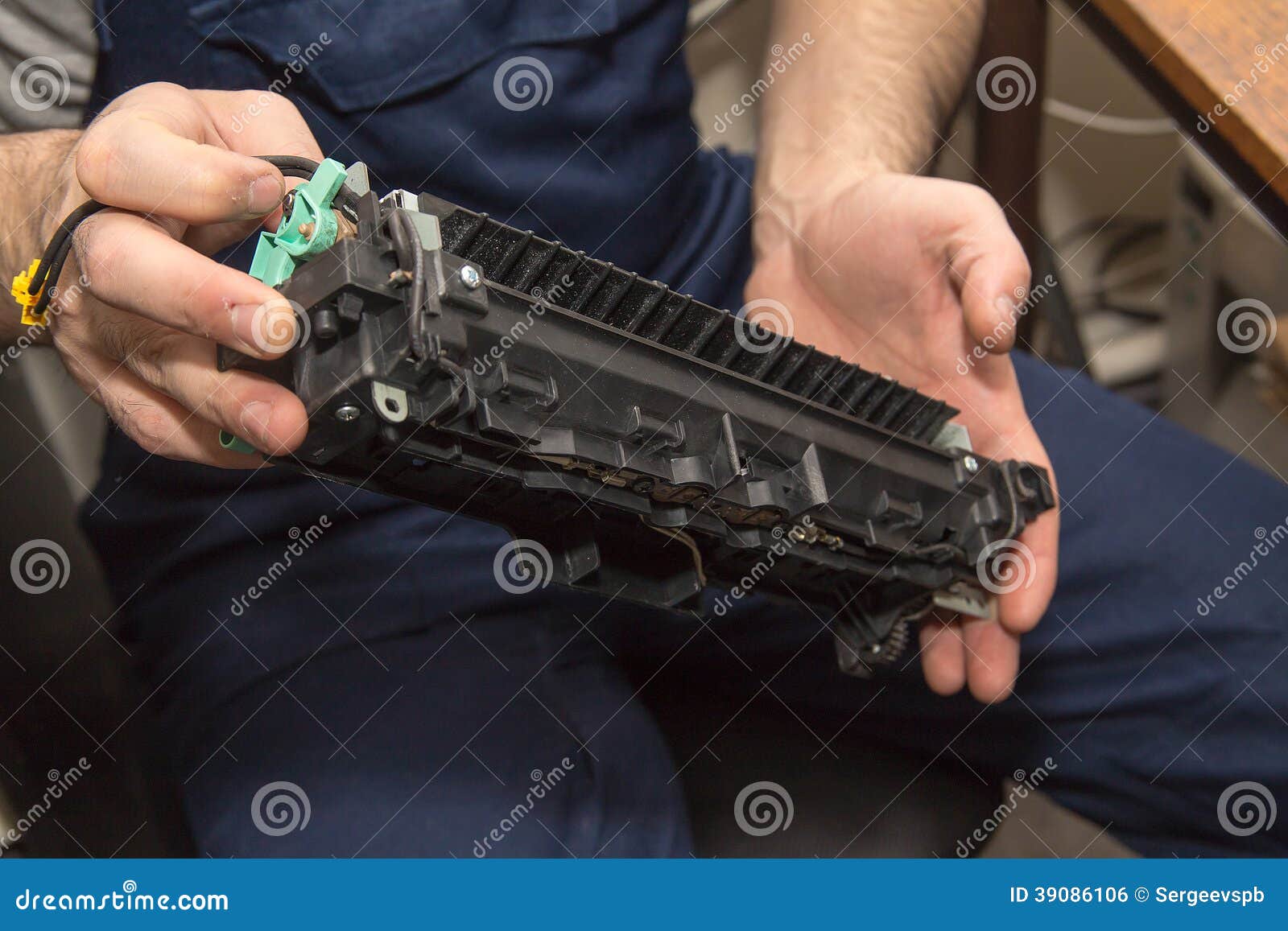 Repair Laser Printer stock photo. Image of connection 39086106
