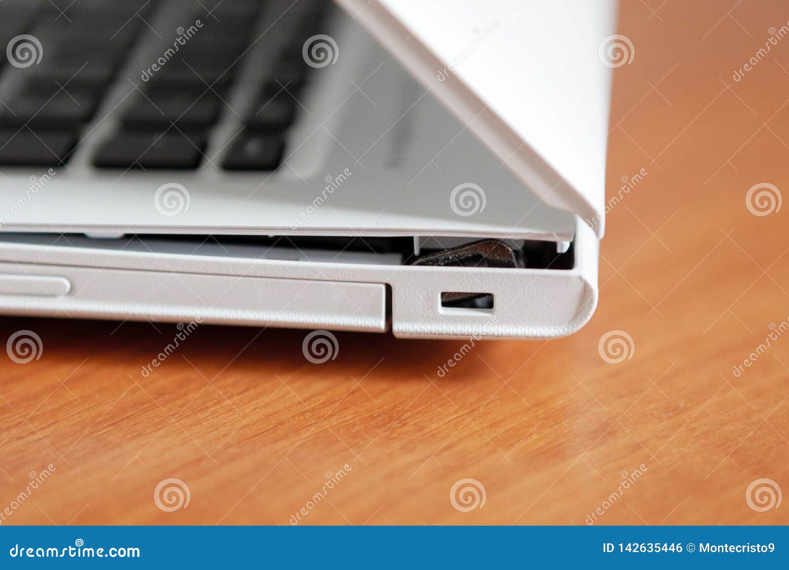 Repair Loop Hinge Laptop. Cracked Laptop Split Case Stock Photo Image of corner, fixing