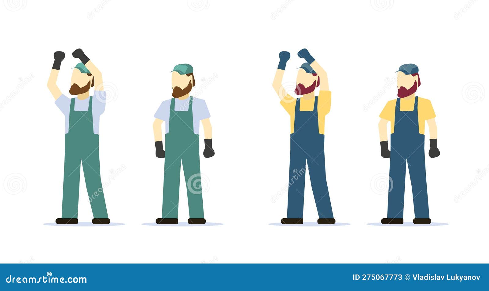 repair man handyman service specialist person   graphic  flat cartoon, repairman engineer constructor