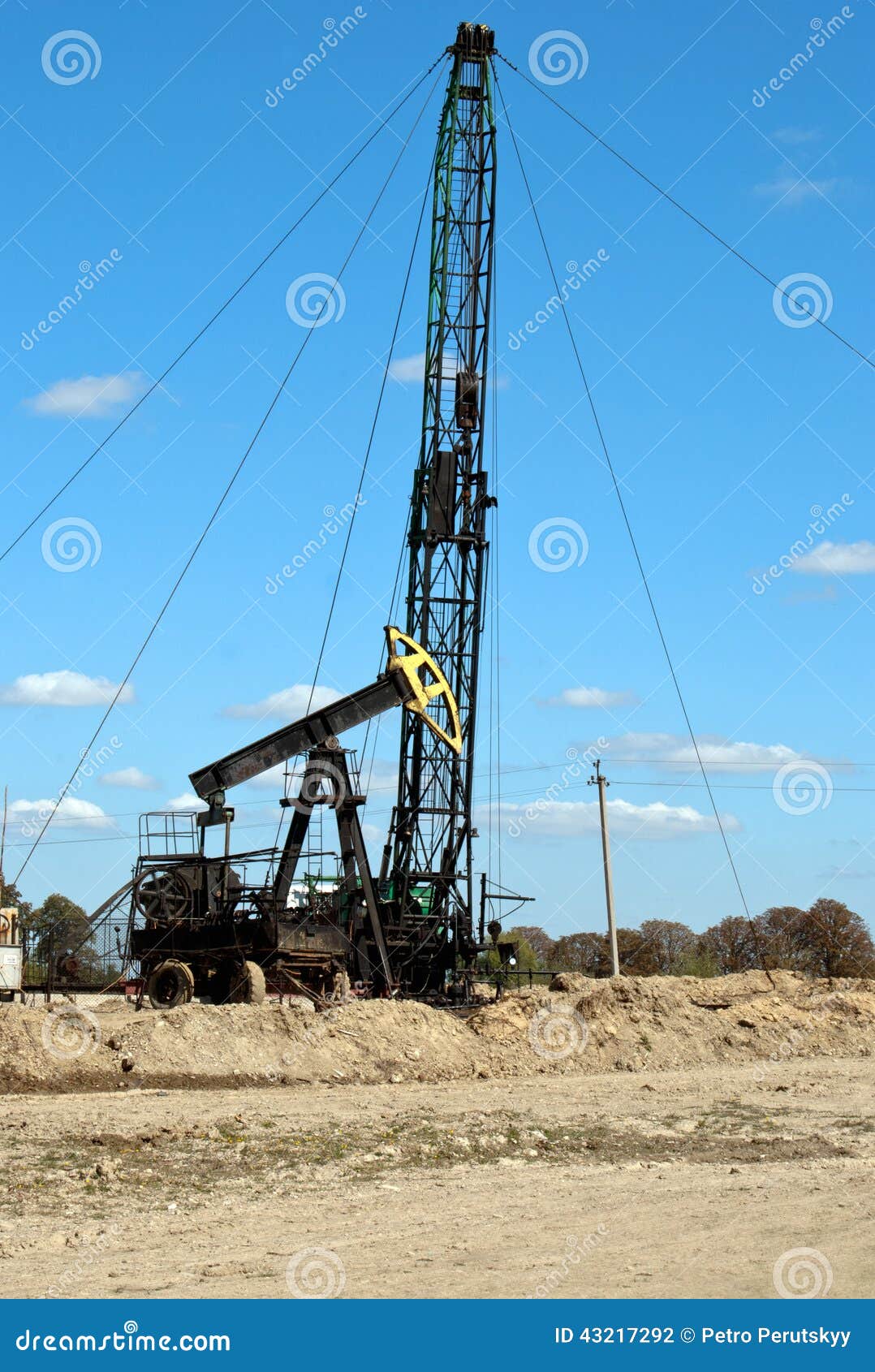 Repair oil pump stock photo. Image of power, steel, equipment 43217292