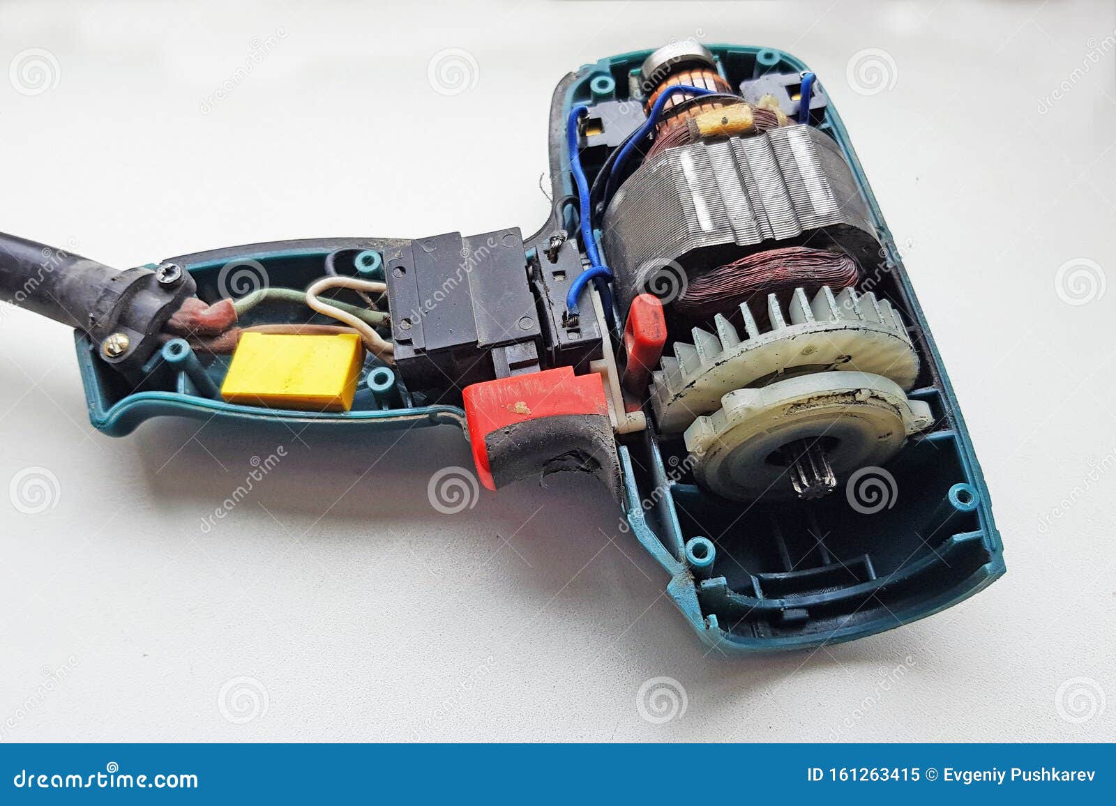 Repair of Power Tools in the Service Center Stock Image Image of engine,