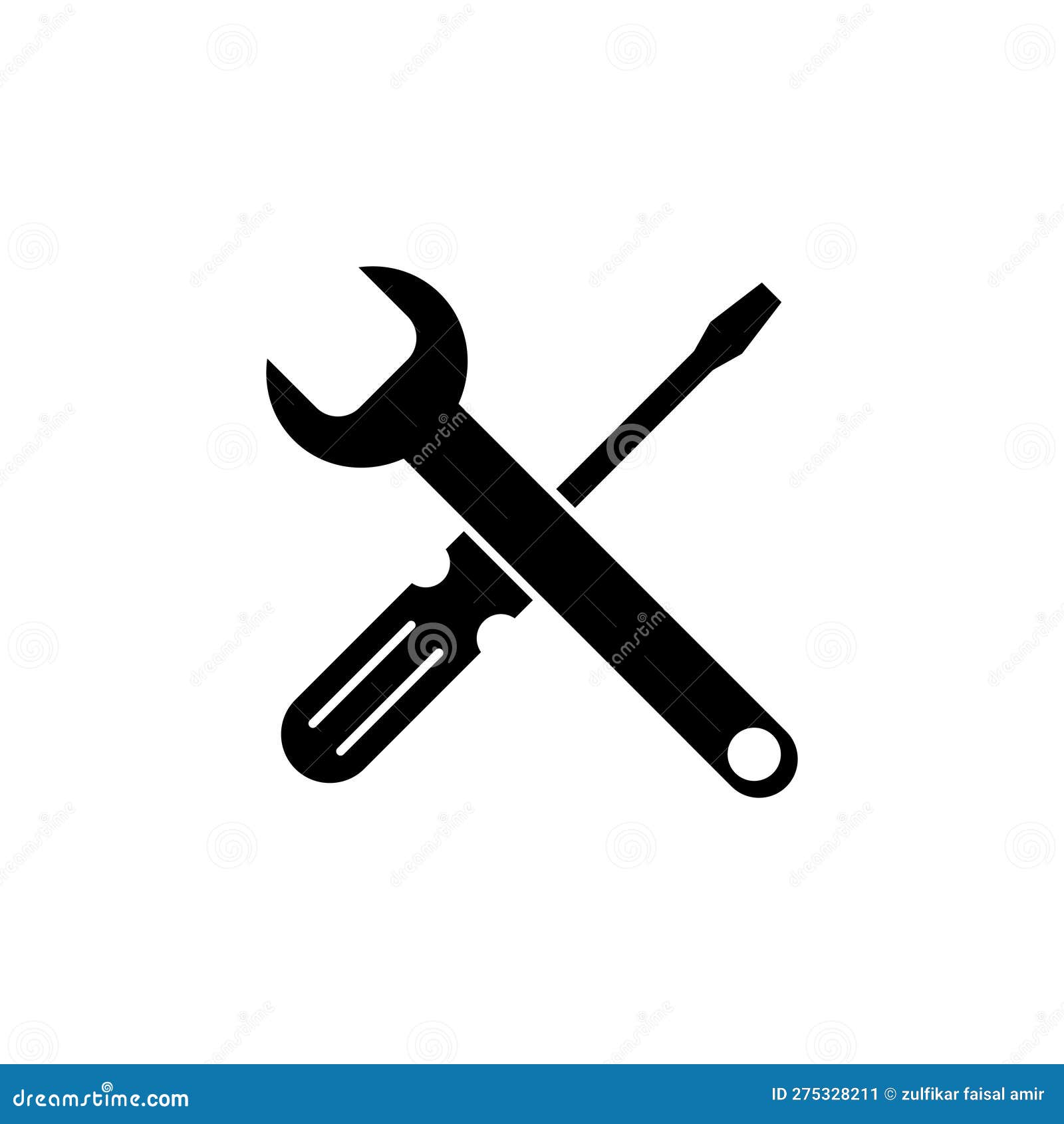 repair tools icon . tool icon . setting icon . wrench and screwdriver. support, service