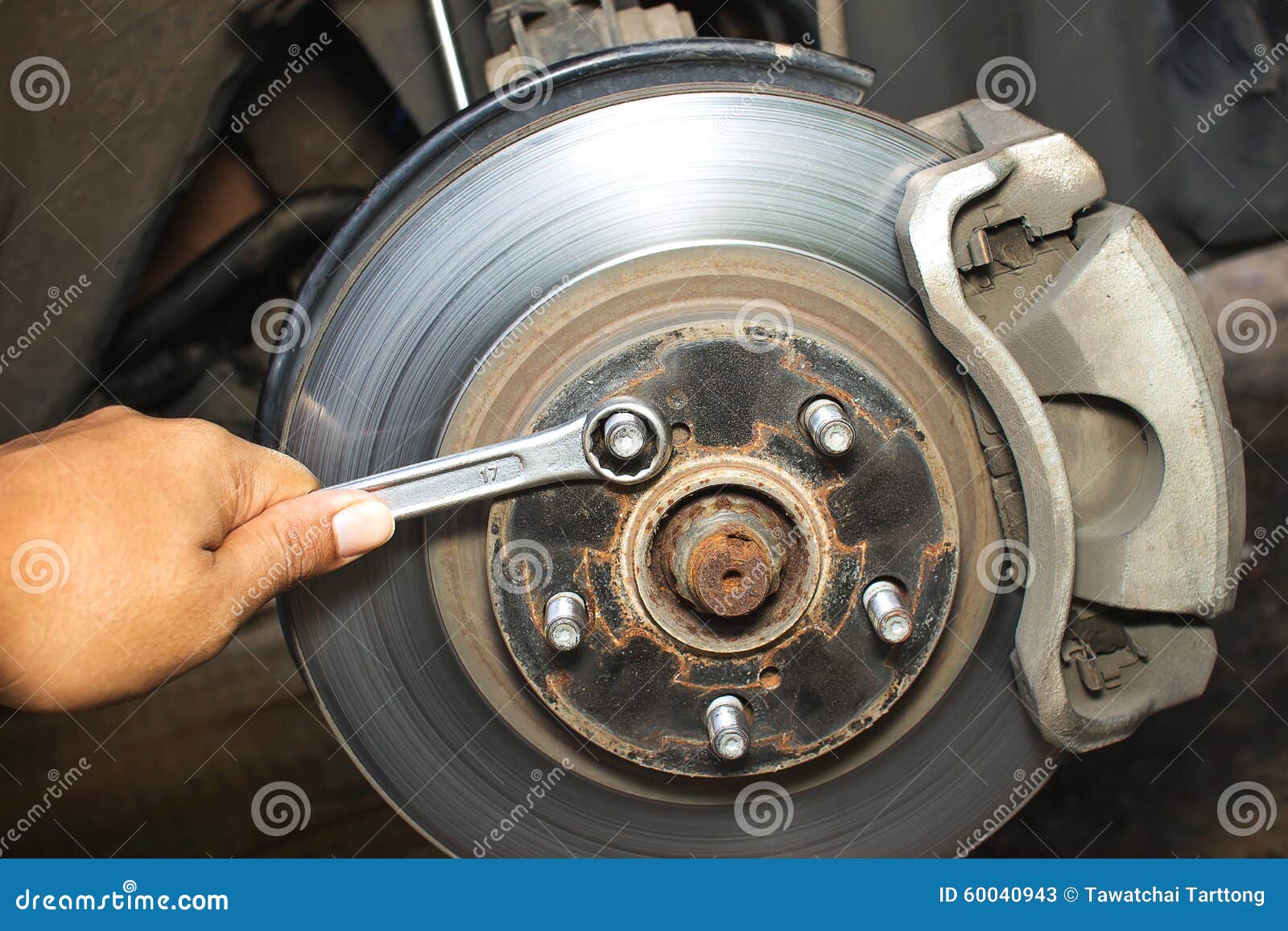 Repairing brakes on car stock image. Image of auto, brake 60040943